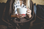 Woman with a Cup of Tea Free Image Download