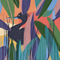 Crane bird illustration