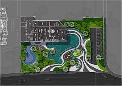 王先森-景观规划师采集到A-景观-总平-示范区、售楼部