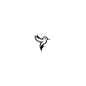 黒白色国外动物LOGO设计欣赏 #Logo#