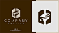 字母h咖啡豆标志logo矢量图设计素材