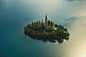 斯洛文尼亚 漂浮在天空中的岛屿