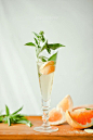 GINGER BASIL GRAPEFRUIT SPRITZER