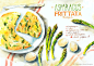 Asparagus Frittata Recipe on Behance