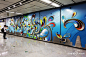 西安地铁二号线南段6月15日通车 文化墙各具特色