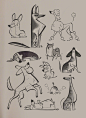 #插画狂想#【几百种搞怪狗狗的手绘表现形式】新年一定少不了以狗狗为主题的设计，如何表现狗狗的形态和外在，这些手绘涂鸦要收好哦