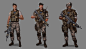 Soldiers, Eli Maffei : sketches for a canceled project