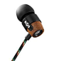Redemption Song In-Ear Headphones: Midnight (Freedom Collection) - $79.99 - Pure authenticity in premium earbuds with bass is what you get with Redemption Song. Polished FSC-certified wood, durable fabric cable, grip notches – there’s not one detail misse