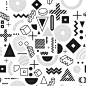 Geometric seamless pattern