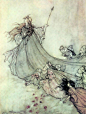 ♥` 白雪皇后、fairy story、鲁拜集、Edmund dulac