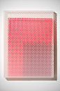 More or Less (Blind)  Laser-cut Plexiglas boxes, purple heart wood - Eva Speer?