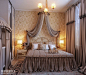 欧式公主型卧室窗帘图片