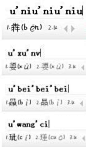 到不会读的字，用拼音打也可以打出来！先打个“u”然后打各个部首的读音。
比如：鑫（xin）→ujinjinjin，犇（bēn）→uniuniuniu，就可以出来字了，太神奇了
自己用的是搜狗、QQ拼音试过很多次都OK，赶紧去试试吧~