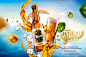 酒吧KTV啤酒宣传海报啤酒节广告宣传包装海报展板设计素材模板AI-淘宝网