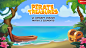 game ui match3 Gems jewel pirate treasure concept Tails sea shell