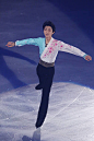 Yuzuru Hanyu performs during the All Japan Medalist On Ice at Makomanai Sekisui Heim Ice Arena on December 24 2012 in Sapporo Japan