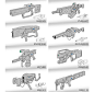 Gun sketches throwback, Dipo Muh. : Sketchy random weapons commissions work from the past. Forgot the timeline but I think a couple of years ago. I had plenty of these mostly because they're quick to do and fun to explore. They're based on the client's re