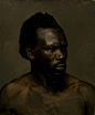 Nils (Johan Olsson) Blommér (Swedish,1816-1853) - Portrait of a black man.