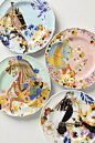 carousel dessert plates...and, it's a MIRACLE!!!! something at anthropologie i can actually afford!
