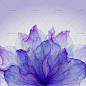 284号唯美半透明花瓣抽象花型装饰画背景矢量设计素材AI源文件-淘宝网