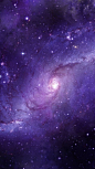 Spiral galaxy, blue, clouds, space, fantasy, 720x1280 wallpaper
