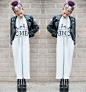 Topshop Spiked Headband, Nasty Gal Moto Jacket, Unif Das Boot, O Mighty Homer Maxi Dress