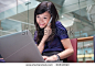 asian business woman - stock photo