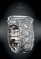 Hublot "$5 MILLION" Watch - 44 mm diameter in white gold and 1282 diamonds.