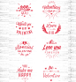 14 Valentine’s Day Vintage Badges and Labels on Behance