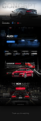 Audi Landing Page | CONCEPT : Concept web site audi.