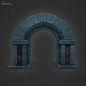 Low Poly Dungeon Arch