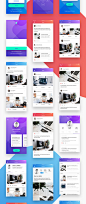 UI工具包必须包含19个类别的110+ iOS屏幕 Flok iOS UI Kit_UI素材_App界面_模库(51Mockup)