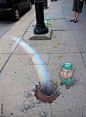 精彩粉笔画－－来自David Zinn的街头涂鸦_绝对权力吧_百度贴吧