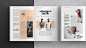 Adobe InDesign杂志模板。