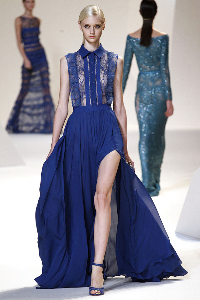 Elie Saab 2013春夏秀场——...