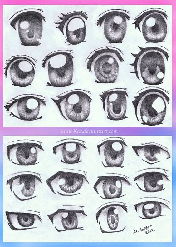 Anime/manga eyes