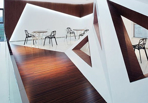 杭州分不清天花板和地板的咖啡屋空间设计