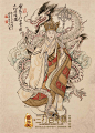《西游记之孙悟空三打白骨精》国画版海报 | Poster for The Monkey King 2 in Traditional Chinese Painting - AD518.com - 最设计