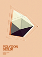 geometry & low poly / Polygon by Jean-Michel Verbeeck, via Behance