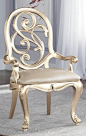 Paint the dining table chairs a metallic/shimmery  color? hmm...