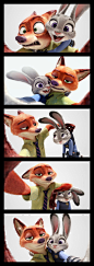 #Zootopia#官方这口糖太甜了【豹警官捧脸.gif