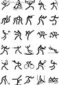 运动小人图标LOGO|标志|公司logo|公司标志|企业标志|矢量素材|运动图标|运动小人|各种蔬菜图标|奥运会运动图标|各种标识图标|运动图标素材