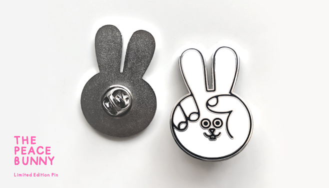 The Peace Bunny Pin ...