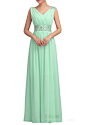 Amazon.com: Huafeiwude Women's V Neck Chiffon Floor Length Long Evening Dresses: Clothing