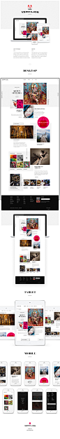 Official Showcase Website for Adobe : I was honored to be commissioned to design a fully responsive website for a magazine to showcase new Adobe Photoshop and Adobe Dreamweaver from the 2015 release of Creative Cloud.The objective was to use new features 