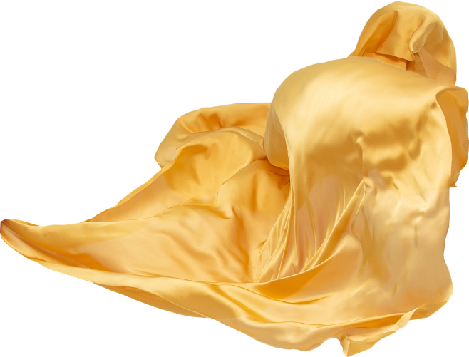 金色丝绸png高清素材
