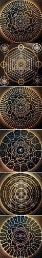 Joma Sipe的宗教几何学(590×3600)