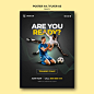 Soccer club training camp poster Free Psd
