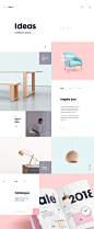 Nona Home E-commerce Website : Minimalistic UI/UX design with clean and easy interface for Nona home website. 