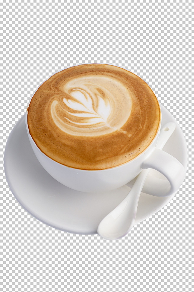 牛奶咖啡咖啡店饮品PNG免抠摄影图-众图...